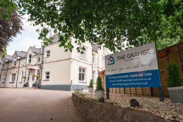 The Grange care home entrance, part of the Talea Care Group tour programme